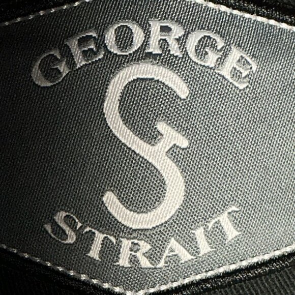 George Strait Hat Baseball Cap Country Western Music 6 Panel Adjustable Black - Picture 11 of 16